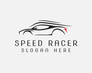 Racecar - Fast Car Motorsport logo design
