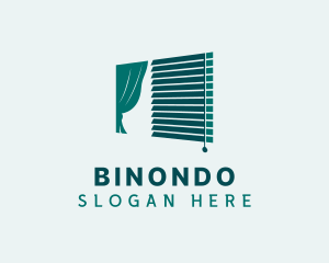 Installation - Green Window Blinds logo design