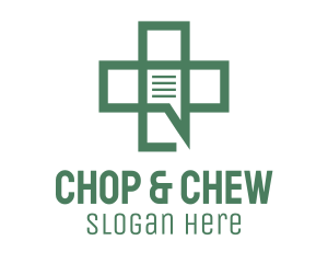 Healthcare - Green Medical Chat logo design