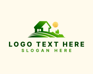 Plant - Lawn Yard Landscaping logo design