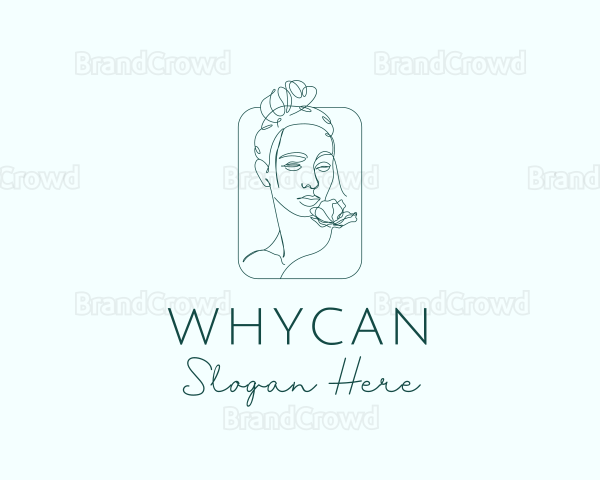 Feminine Wellness Lady Logo