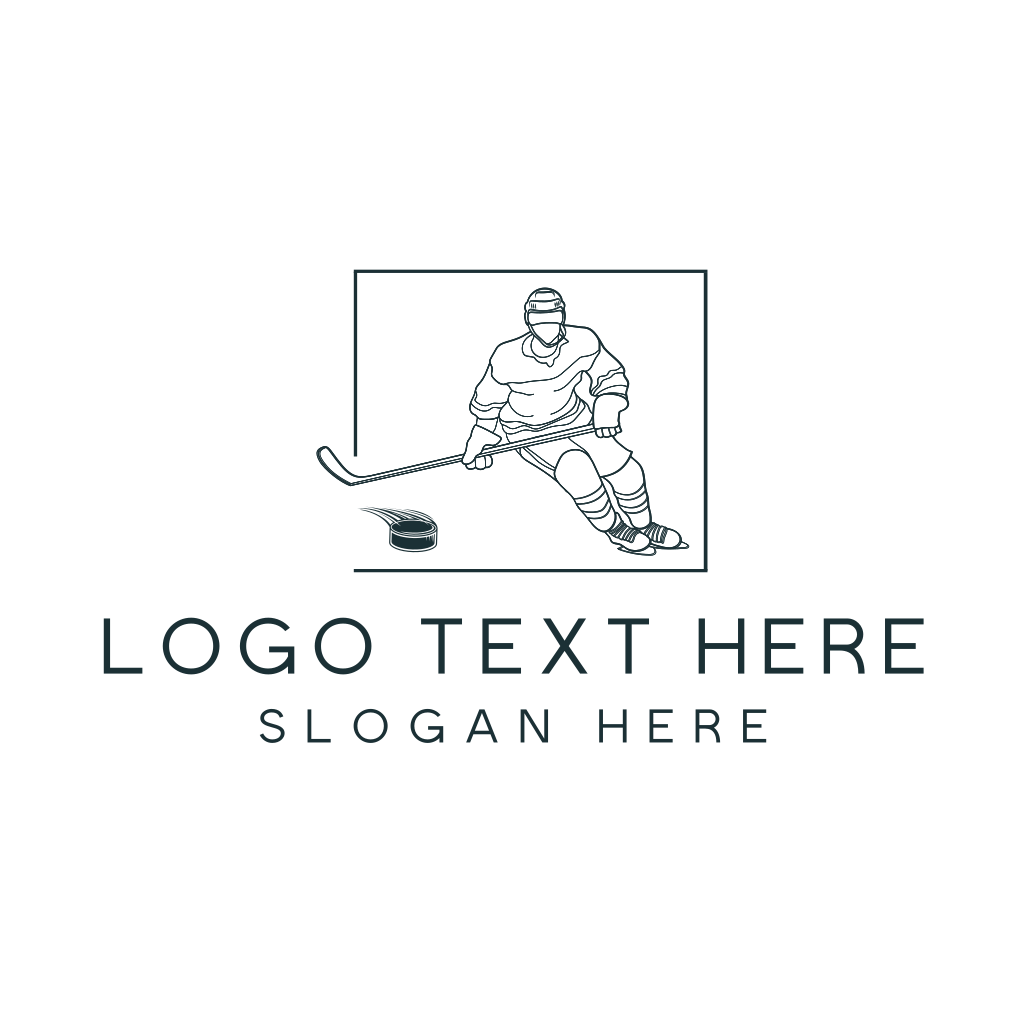 Hockey Player Tournament Logo | BrandCrowd Logo Maker