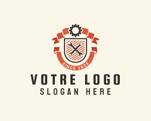 Tools - Automotive Repair Crest logo design