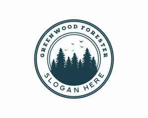 Pine Tree Forest logo design