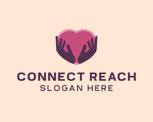 Outreach - Open Hands Heart Donation logo design