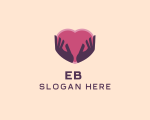 Outreach - Open Hands Heart Donation logo design