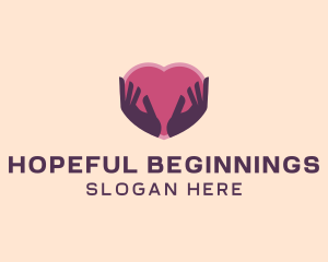 Hope - Open Hands Heart Donation logo design