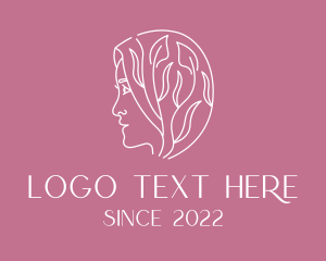 Female - Organic Beauty Salon logo design