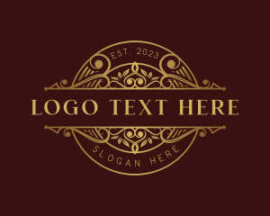 Decor - Luxury Floral Ornament logo design