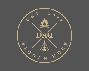 Outdoor Camping Adventure Logo