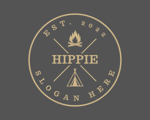 Outdoor Camping Adventure logo design