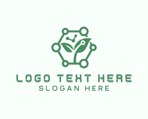  Leaf Plant Biotechnology logo design