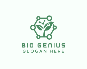 Biotechnology - Leaf Plant Biotechnology logo design