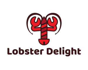 Lobster - Lobster Wrench Screw logo design