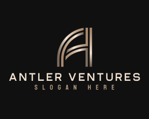 Expensive Luxury Brand Letter A logo design