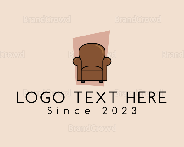 Seat Armchair Furniture Logo