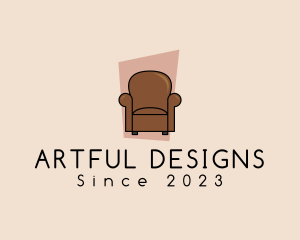 Seat Armchair Furniture logo design