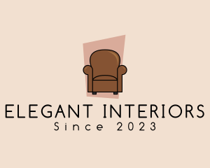 Seat Armchair Furniture logo design