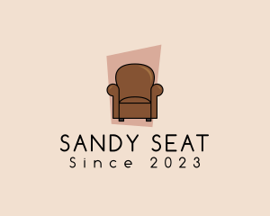 Seat Armchair Furniture logo design