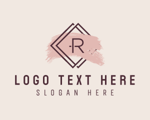 Artist - Makeup Letter R logo design