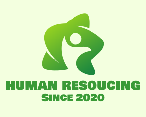 Green Star Human logo design