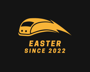 Vehicle - Lightning Bullet Train logo design