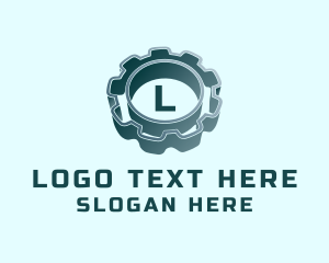 Carbon-cleaning - Mechanical Gear Cog logo design