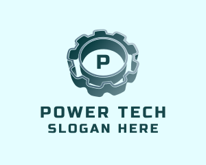 Mechanical Gear Cog Logo