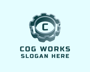 Mechanical Gear Cog logo design