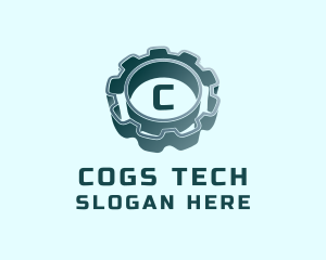 Mechanical Gear Cog logo design