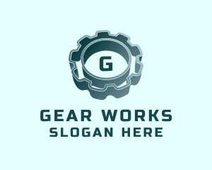 Mechanical Gear Cog logo design