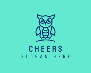 Cute Modern Owl Logo