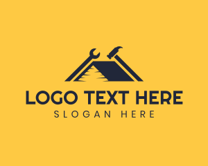 Contractor - Wrench Hammer Roofing Home logo design