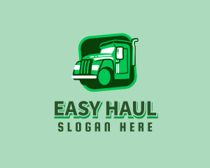 Vintage Truck Logistics logo design