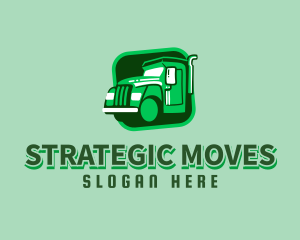 Vintage Truck Logistics logo design