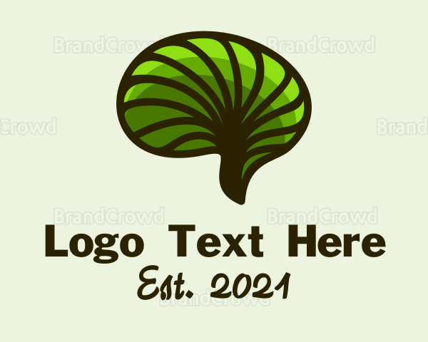 Green Healthy Brain Logo