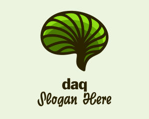 Green Healthy Brain  Logo