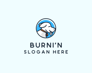 Happy Pet Puppy Dog logo design