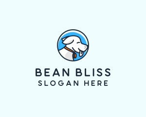 Happy Pet Puppy Dog logo design