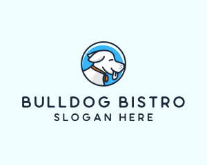 Happy Pet Puppy Dog logo design