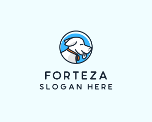 Happy Pet Puppy Dog logo design