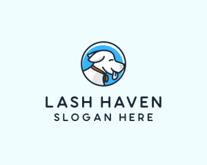 Happy Pet Puppy Dog logo design