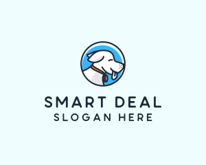 Happy Pet Puppy Dog logo design