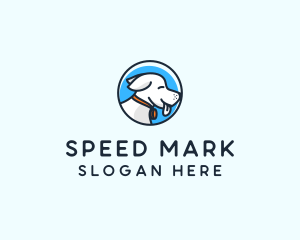 Happy Pet Puppy Dog logo design