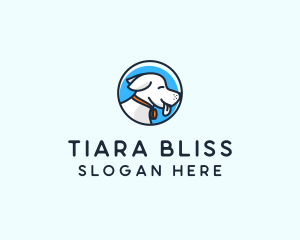 Happy Pet Puppy Dog logo design