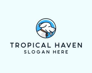 Happy Pet Puppy Dog logo design