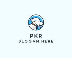 Happy Pet Puppy Dog logo design