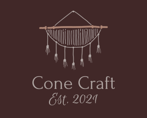 Handmade Macrame Tapestry logo design