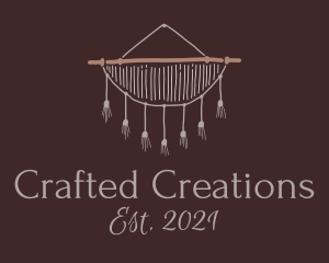 Handmade Macrame Tapestry logo design