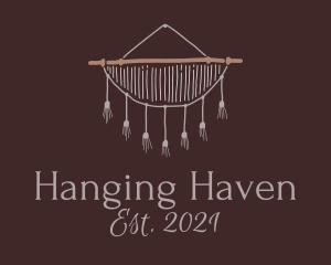 Handmade Macrame Tapestry logo design